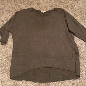 Soft Knit 3/4 Sleeve Green Top